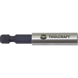 TOOLCRAFT TO-6918741 Bithouder 6,3 mm (1/4) met magneet 60 mm E 6.3, DIN 3126 voor 1/4 inch bits