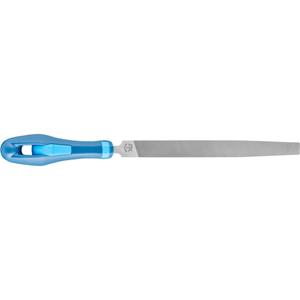 PFERD 11216157 Werkplaatsvijl platte spits kap 2 incl. ergonomische vijlenheft universeel voor het voorbewerken en nabewerken Lengte 150 mm 1 stuk(s)