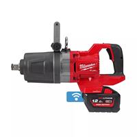 Milwaukee M18 ONEFHIWF1DS-121C 18V Li-ion accu Slagmoersleutel met frictiering set (1x 12.0Ah accu) in koffer - 1 - 2576Nm