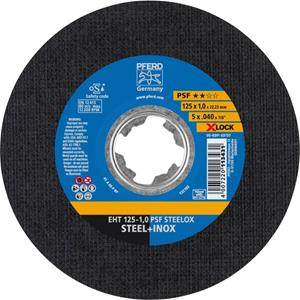 PFERD EHT 125-1,0 PSF STEELOX/X-LOCK 69198289 Trennscheibe gerade 125mm 10St.