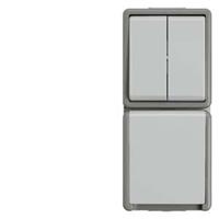Siemens Schalterprogramm Schutzkontakt-Steckdose Delta Grau 5TA4825