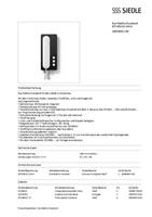 Siedle&söhne Bus-Telefon Standard Schwar