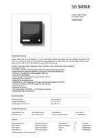 Siedle&söhne Access-Video-Panel Schwarz-
