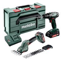 Metabo Accuboormachine BS 18 + heester-/grasschaar SGS 18 LTX Q Set