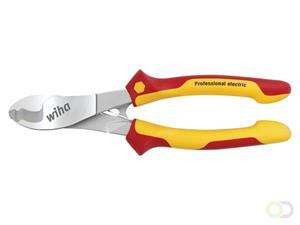 Supplies - Wiha Kabelschneider Professional electric mit ein- und ausschaltbarer Öffnungsfeder i 180 mm, 7' i vde- und GS-geprüft i Elektrikerzange