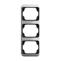 Busch-Jaeger 3fach Rahmen Rahmen Platin 2CKA001754A4395