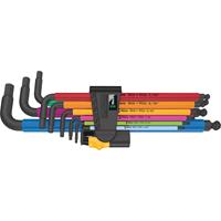 wera 950/9 Hex-Plus Multicolour Imperial 2 Innen-Sechskant Winkelschraubendreher-Set 9teilig