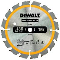 DeWALT - Sägeblatt für Akku-Handkreissägen ø136 x 10mm 16WZ