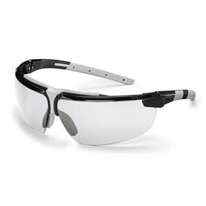 Uvex Schutzbrille i-3 farblos supravision excellence /hellgrau schwarz