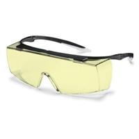 Uvex Überbrille super f OTG orange supravision sapphire /farblos schwarz