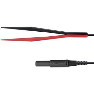 Schützinger KML 7848 Au / PZ / 150 / SW Meetsnoer [Stekker 4 mm - Kelvin-klem] Zwart
