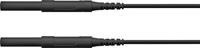 Schützinger HSPL 8568 / AWG16 / 200 / SW Veiligheidsmeetsnoer [Stekker 4 mm - Stekker 4 mm] Zwart 1 stuk(s)