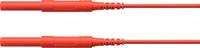 Schützinger HSPL 8568 / AWG16 / 200 / RT Sicherheits-Messleitung [Stecker 4mm - Stecker 4 mm] Rot 1