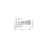 KSTOOLS KS Tools Teleskop-RohrabSchneider für Edelstahl (Inox) Rohre, 3-38mm