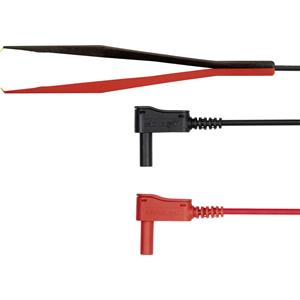 Schützinger KWML 8452 / PZ / 0.75 / 100 Meetsnoer [Stekker 4 mm - Testpunt] Zwart/rood