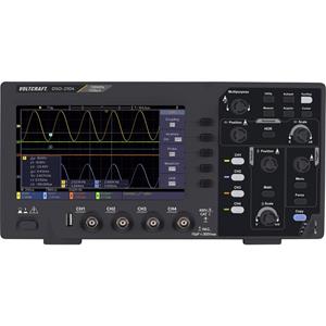 DSO-2104 Digitale oscilloscoop 100 MHz 4-kanaals 1 GSa/s 80 kpts 8 Bit Digitaal geheugen (DSO)