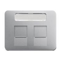 Busch-Jaeger Abdeckung Modular-Jack-Einsatz Titan 2CKA001710A3344