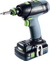 Festool T 18+3 HPC 18V Li-Ion accu schroefboormachine set (2x 4,0Ah) in systainer - 50Nm