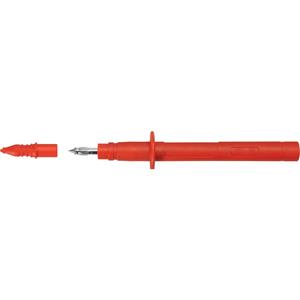 schützinger SPS 2124 Ni / RT Sicherheits-Prüfspitze Buchse 4mm Rot 1St.