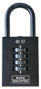 burgwächter Burg Wächter Numero 97 40 SB Vorhängeschloss 40mm Zahlenschloss