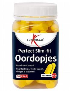 Lucovitaal Perfect slim-fit schuim oordopjes 50 Stuks