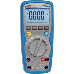 Multimetrix DMM 220 Hand-Multimeter digital Wasserdicht (IP67) CAT III 1000 V, CAT IV 600V Anzeige (