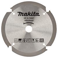 Makita Zaagblad PCD 165x20x1,8 4T 12g - D-72067