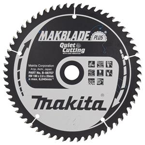 Makita Cirkelzaagblad 190x20x60T Hout - B-08757