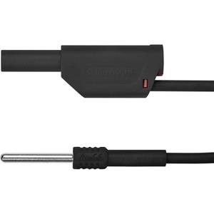 Schützinger AL 8323 / 1 / 100 / SW Adapterkabel [Stekker 4 mm - Stekker 4 mm] Zwart