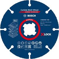Bosch - Expert Carbide Multi Wheel X-LOCK Trennscheibe, 115 mm, 22,23 mm