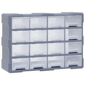 VIDAXL Multi-schubladen-organizer 16 Schubladen 52x16x37 Cm