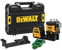 DeWALT DCE089NG18 12 / 18V Li-ion accu zelfnivellerende 3x 360 graden kruislijnlaser in koffer - 3 lijnen - 35m - Groen