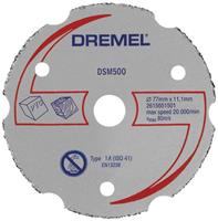 boschprofessional Dremel DSM500 2615S500JB Trennscheibe gerade 77mm 1St.