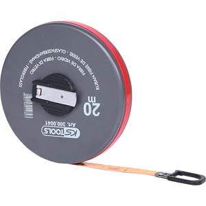 kstools KS Tools Capsulemeetlint met kunststof lint, ABS-kunststof behuizing, lengte = 20 m