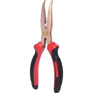 kstools KS Tools BERYLLIUMplus telefoontang, vonkvrij, gehoekt, lengte 180 mm