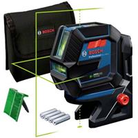 Bosch GCL 2-50 G Kruis- en puntlijnlaser Incl. tas Reikwijdte (max.): 15 m