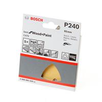 Bosch Schuurvel delta wood and paint K240 blister van 5 vellen