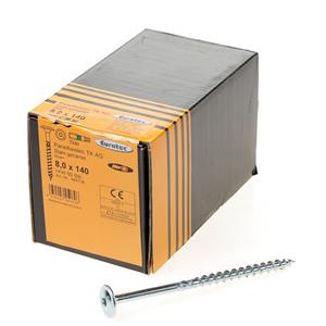 Eurotec Tellerkopschroef verzinkt T40 8x140mm (per 50 stuks)