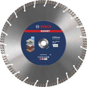 Bosch 2608900665 EXPERT multi-materiaal diamantslijpschijven, 300 x 20/25,40 x 3 x 15 mm Diameter 300 mm 1 stuk(s)