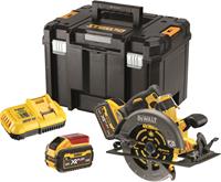 DeWALT DCS578X2-QW 54V Li-ion FlexVolt190mm Cirkelzaag Set met 2x 9.0Ah Accu in TSTAK Koffer -