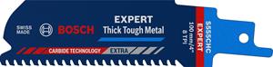 Bosch Säbelsägeblatt Expert Thick Tough Metal Länge 100 mm Breite 25 mm Zahnteilung TPI 8 3 mm S-Schaft