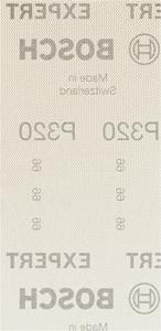 Bosch EXPERT M480 2608900759 Schuurnet voor vlakschuurmachine Ongeperforeerd Korrelgrootte 320 (l x b) 186 mm x 93 mm 50 stuk(s)