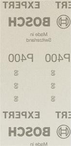 Bosch EXPERT M480 2608900760 Schuurnet voor vlakschuurmachine Ongeperforeerd Korrelgrootte 400 (l x b) 186 mm x 93 mm 50 stuk(s)