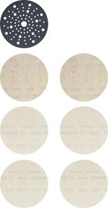 Bosch EXPERT M480 2608901203 Schuurnetset Geperforeerd Korrelgrootte 80, 80, 120, 120, 180, 180 (Ø) 150 mm 7 stuk(s)