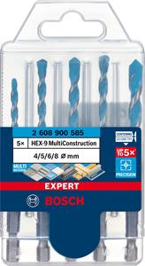 Bosch EXPERT MultiConstruction HEX-9 2608900585 Multifunctionele boorset 5-delig 4 mm, 5 mm, 6 mm, 8 mm Zeskant schacht 5 stuk(s)