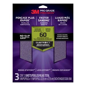 3M ™ schuurvellen Pro-Grade Precision™ korrel 60 26060TRI3BNL 22,8x27,9cm 3st/pak