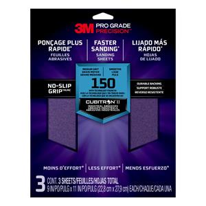 3M ™ schuurvellen Pro-Grade Precision™ korrel 150 middelfijn 26150TRI3BNL 22,8x27,9cm 3st/pak