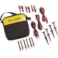 Fluke 700TLK Veiligheidsmeetsnoerenset [Banaanstekker 4 mm, Testpunt, Krokodilklem, Krokodilklem - Banaanstekker 4 mm, Bus 4 mm] Rood, Zwart 1 stuk(s)