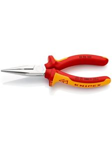 Flachrundzange 160 mm VDE mit Schneide - Knipex