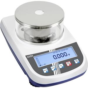 Kern PLS 1200-3A Präzisionswaage Wägebereich (max.) 1.2kg Ablesbarkeit 0.001g netzbetrieben Silber